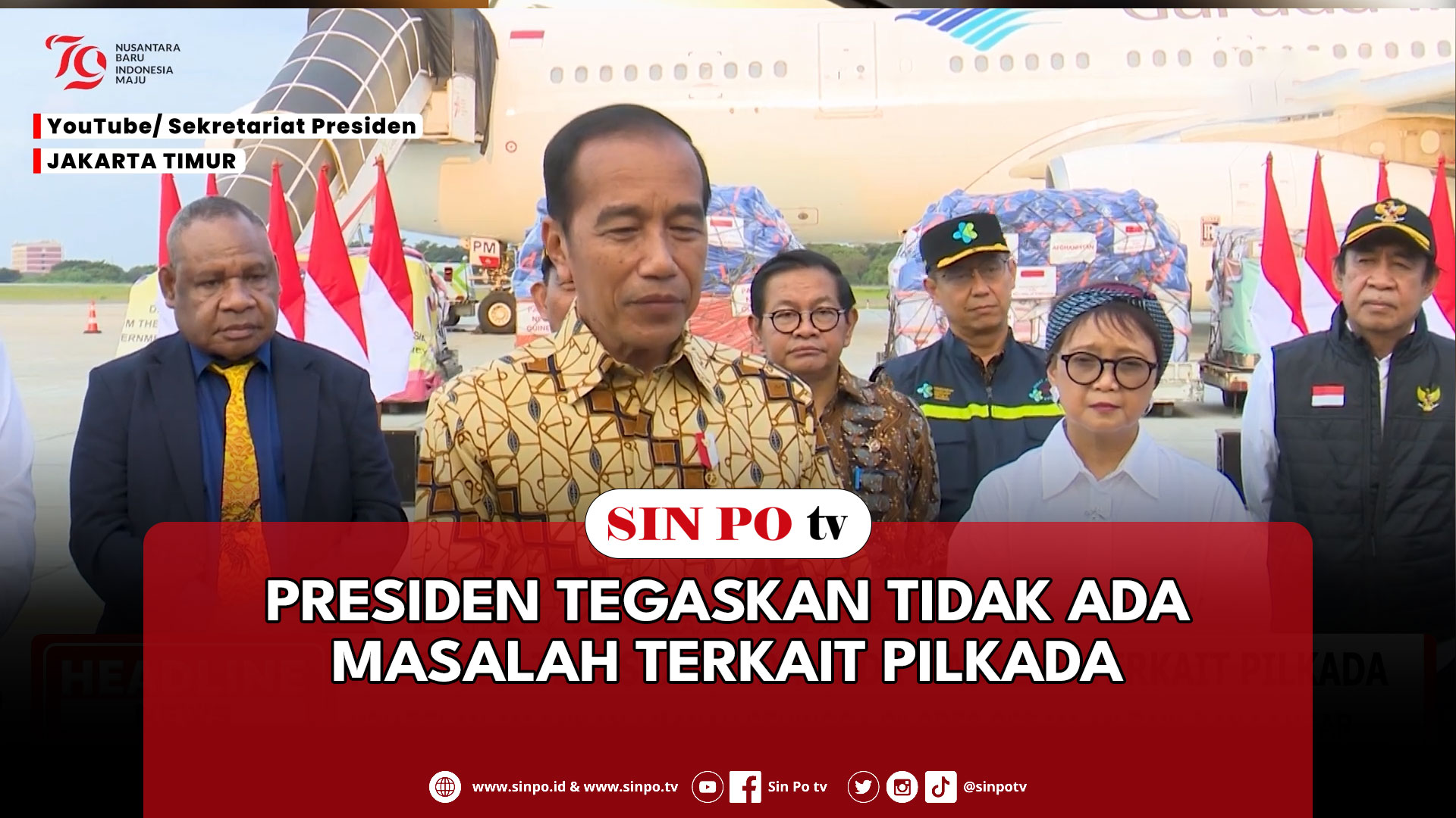 Presiden Tegaskan Tidak Ada Masalah Terkait Pilkada