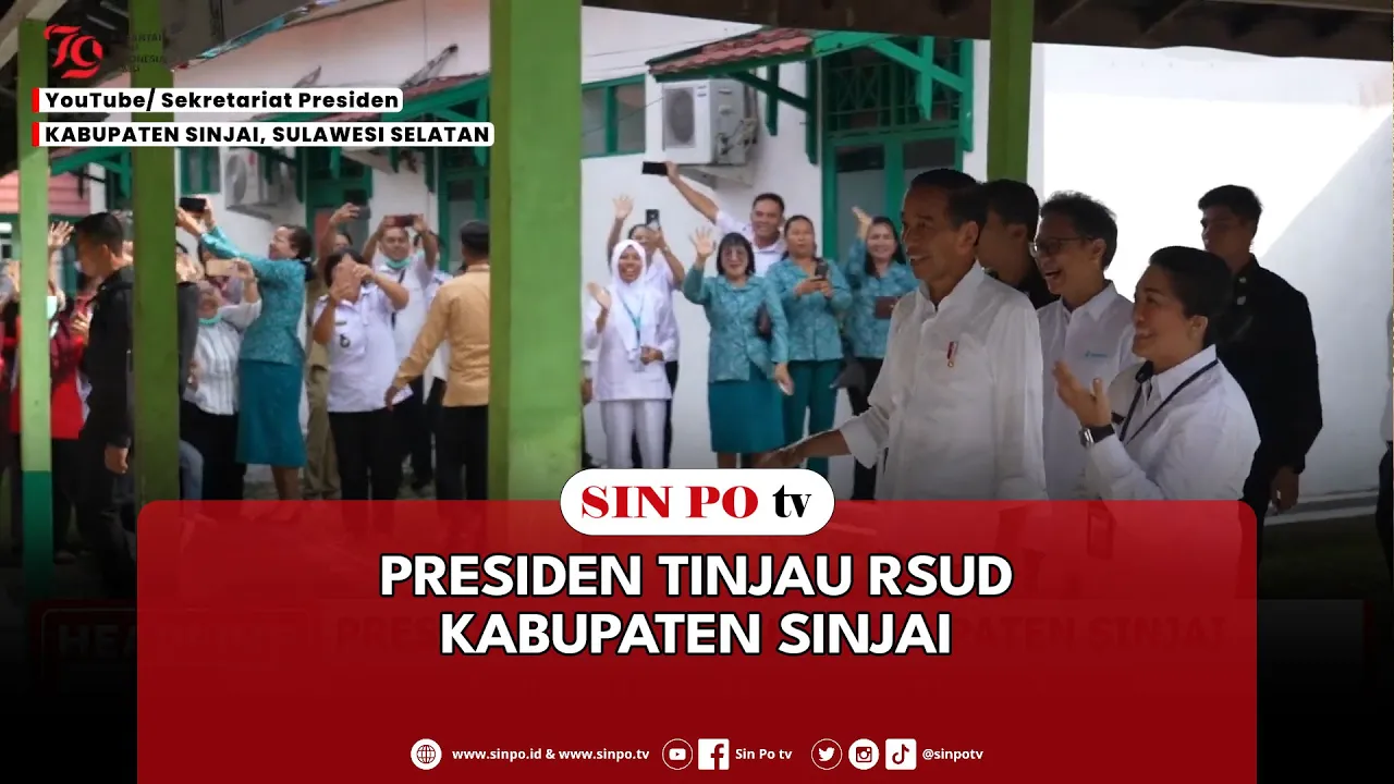 Presiden Tinjau RSUD Kabupaten Sinjai