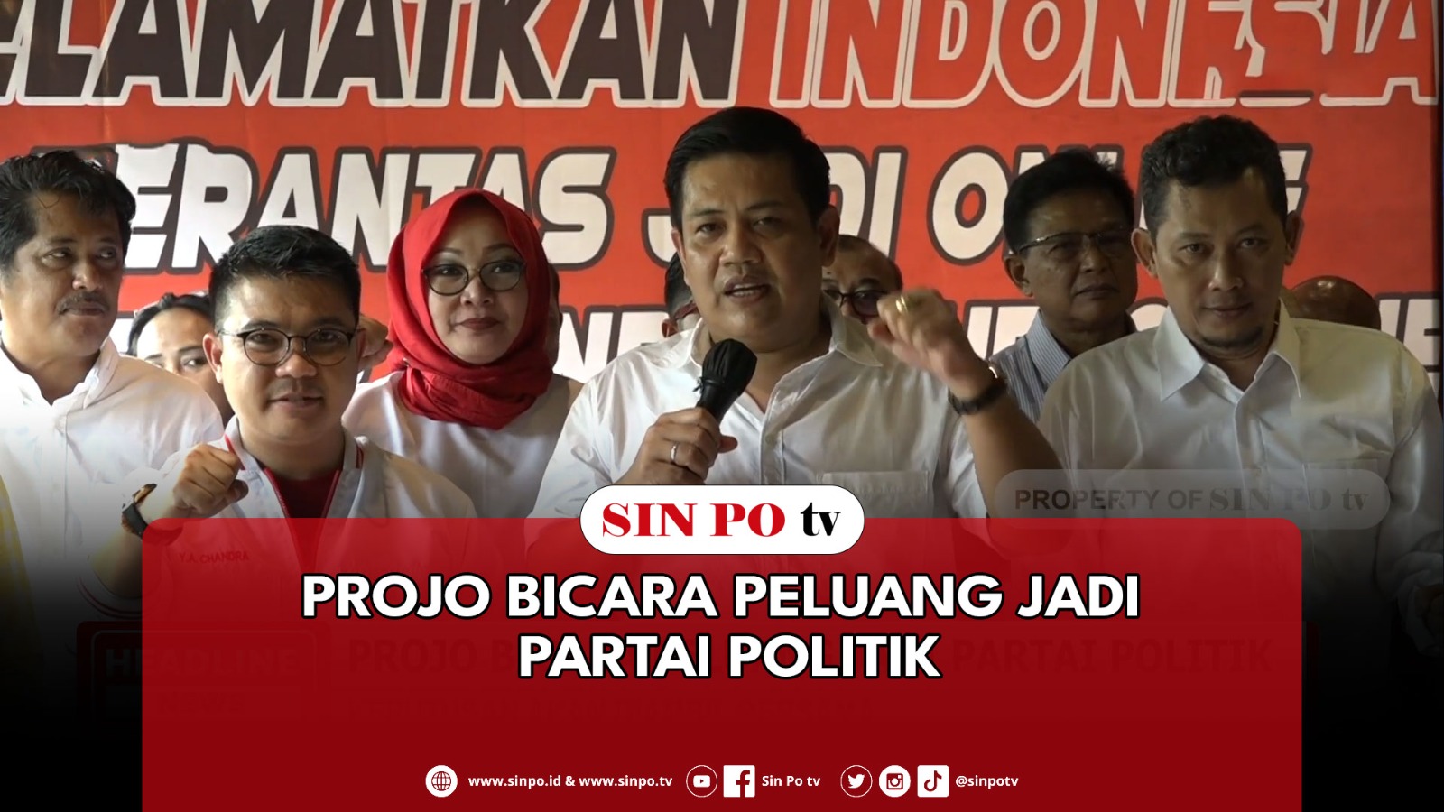 Projo Bicara Peluang Jadi Partai Politik