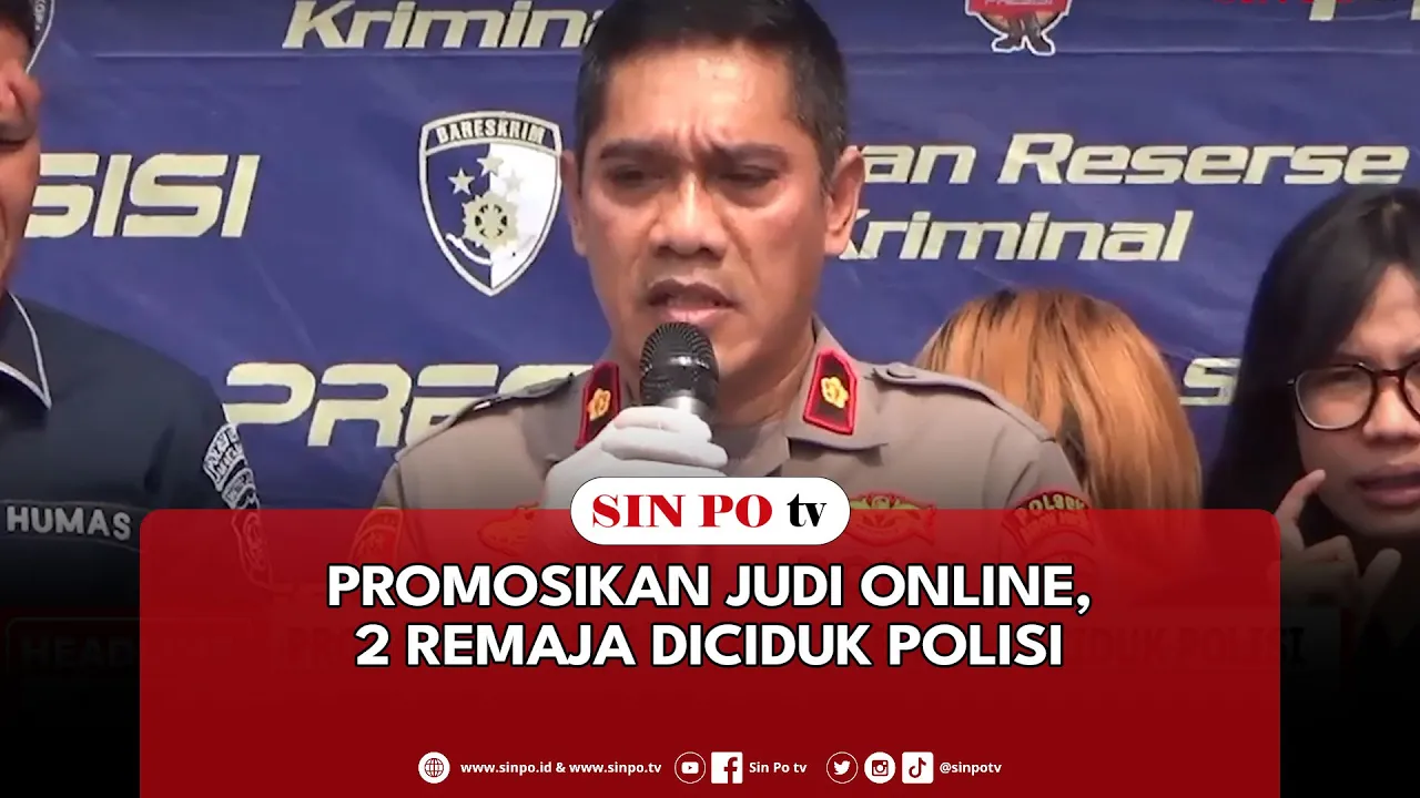 Promosikan Judi Online, 2 Remaja Diciduk Polisi