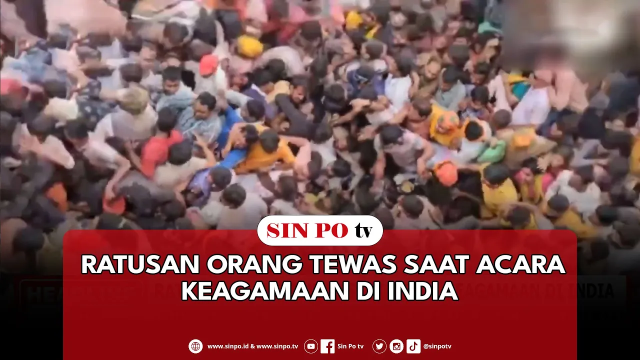 Ratusan Orang Tewas Saat Acara Keagamaan Di India