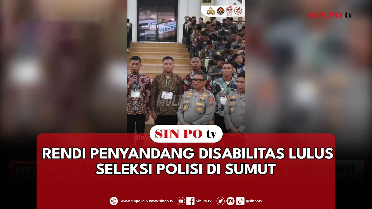 Rendi Penyandang Disabilitas Lulus Seleksi Polisi Di Sumut