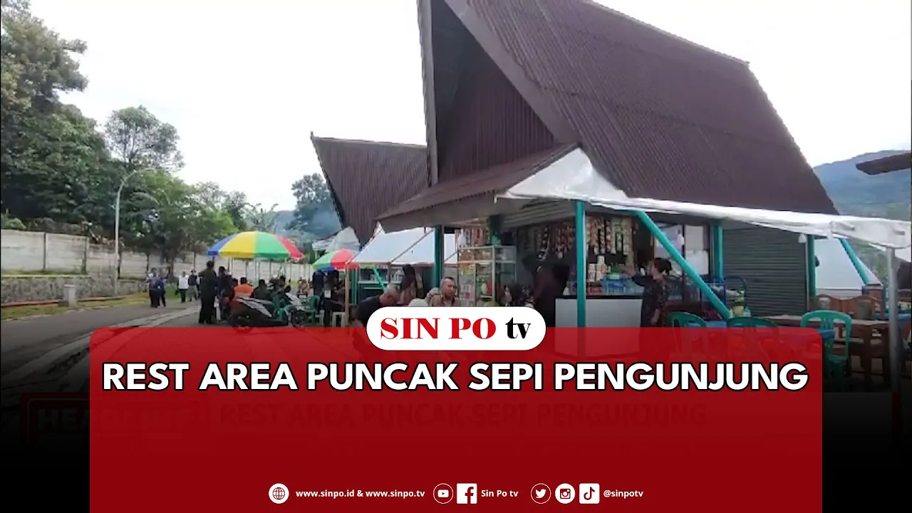 Rest Area Puncak Sepi Pengunjung