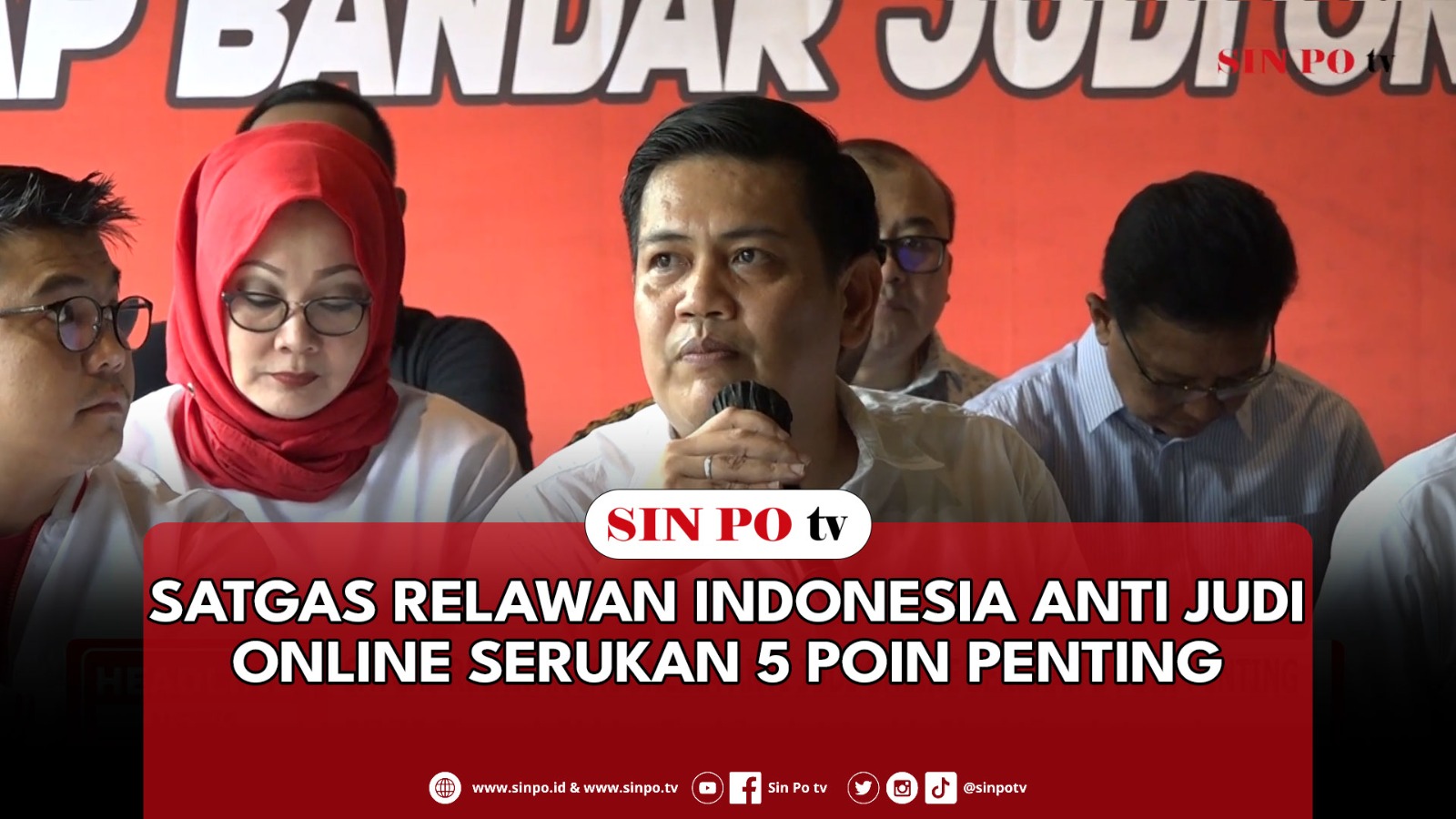 Satgas Relawan Indonesia Anti Judi Online Serukan 5 Poin Penting