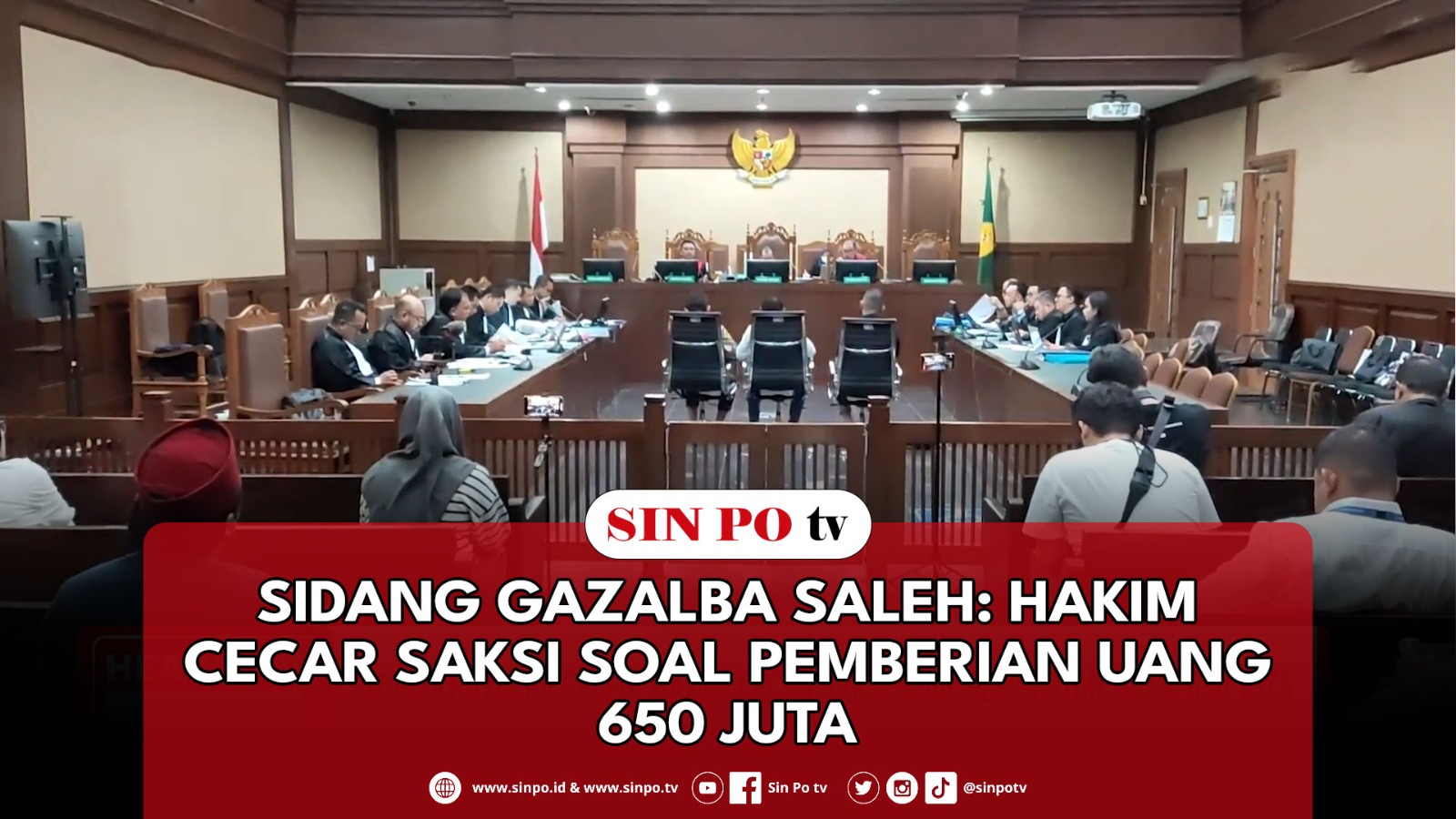 Sidang Gazalba Saleh: Hakim Cecar Saksi Soal Pemberian Uang 650 Juta