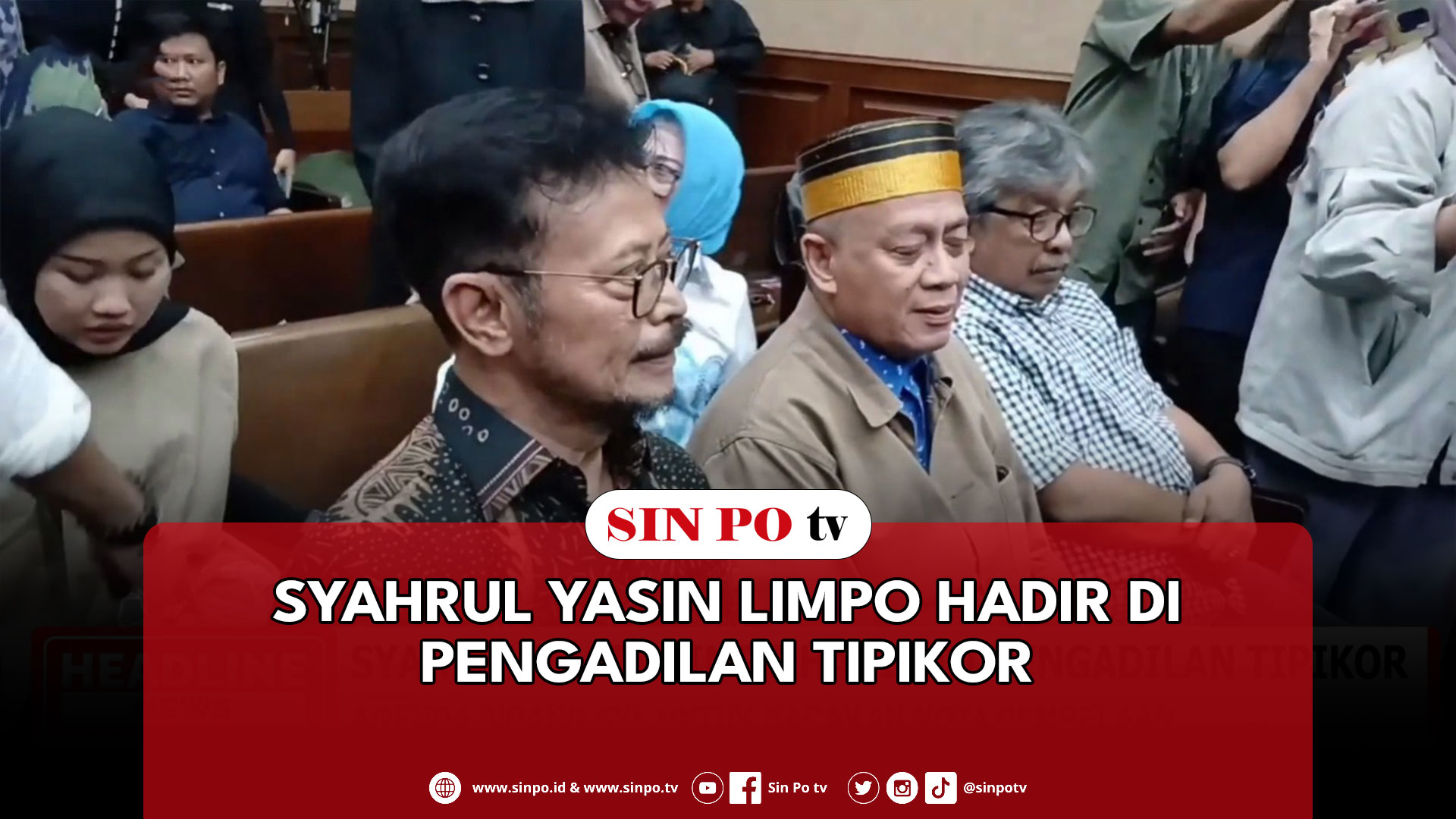 Syahrul Yasin Limpo Hadir Di Pengadilan Tipikor