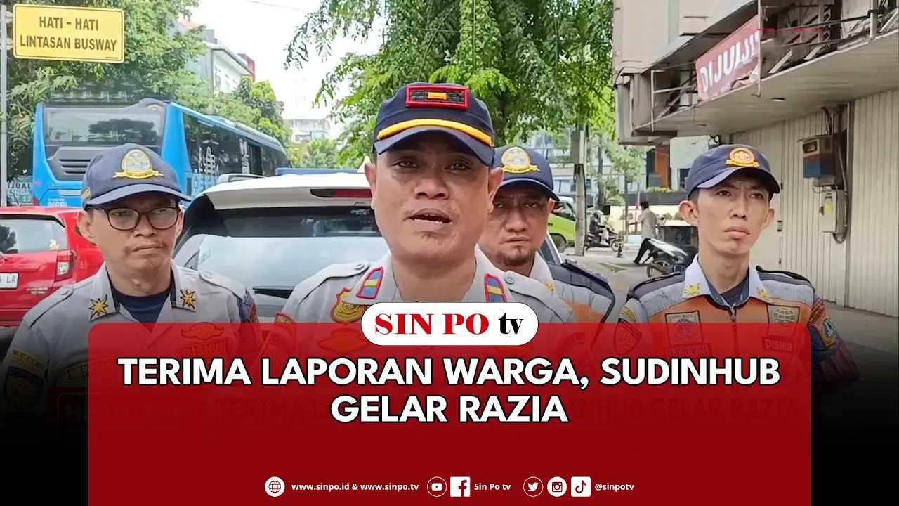 Terima Laporan Warga, Sudinhub Gelar Razia