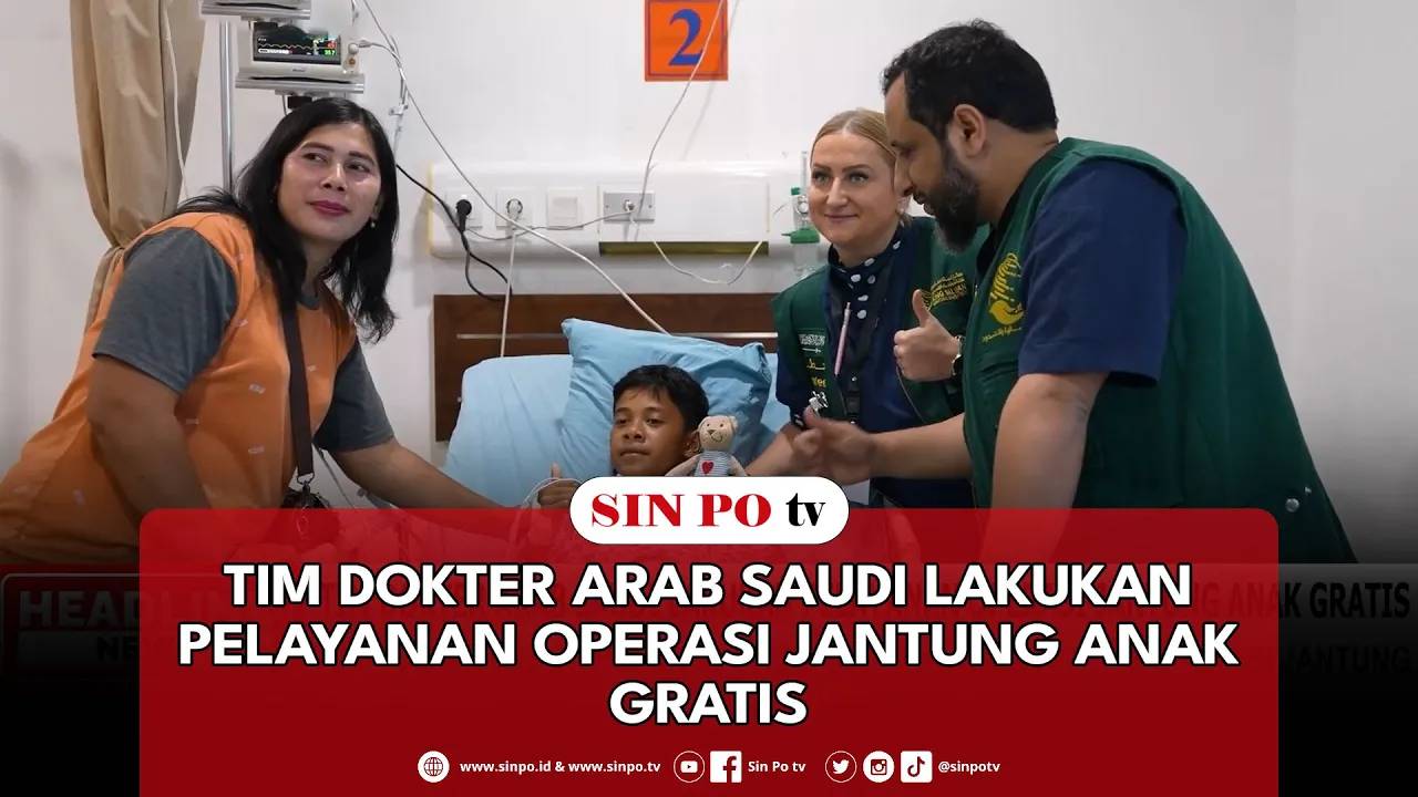 Tim Dokter Arab Saudi Lakukan Pelayanan Operasi Jantung Anak Gratis