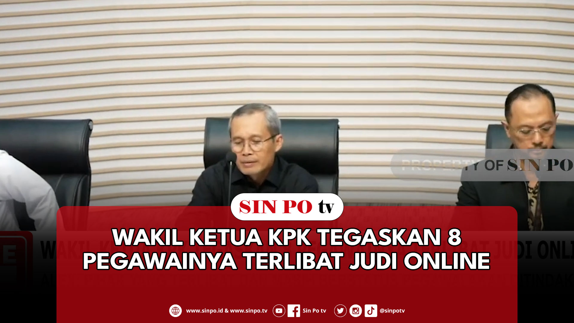 Wakil Ketua KPK Tegaskan 8 Pegawainya Terlibat Judi Online