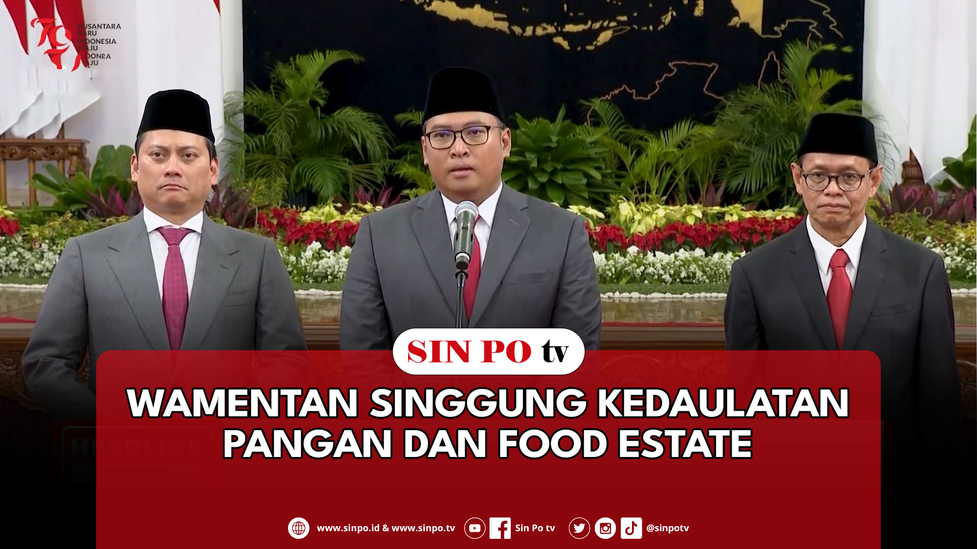 Wamentan Singgung Kedaulatan Pangan Dan Food Estate