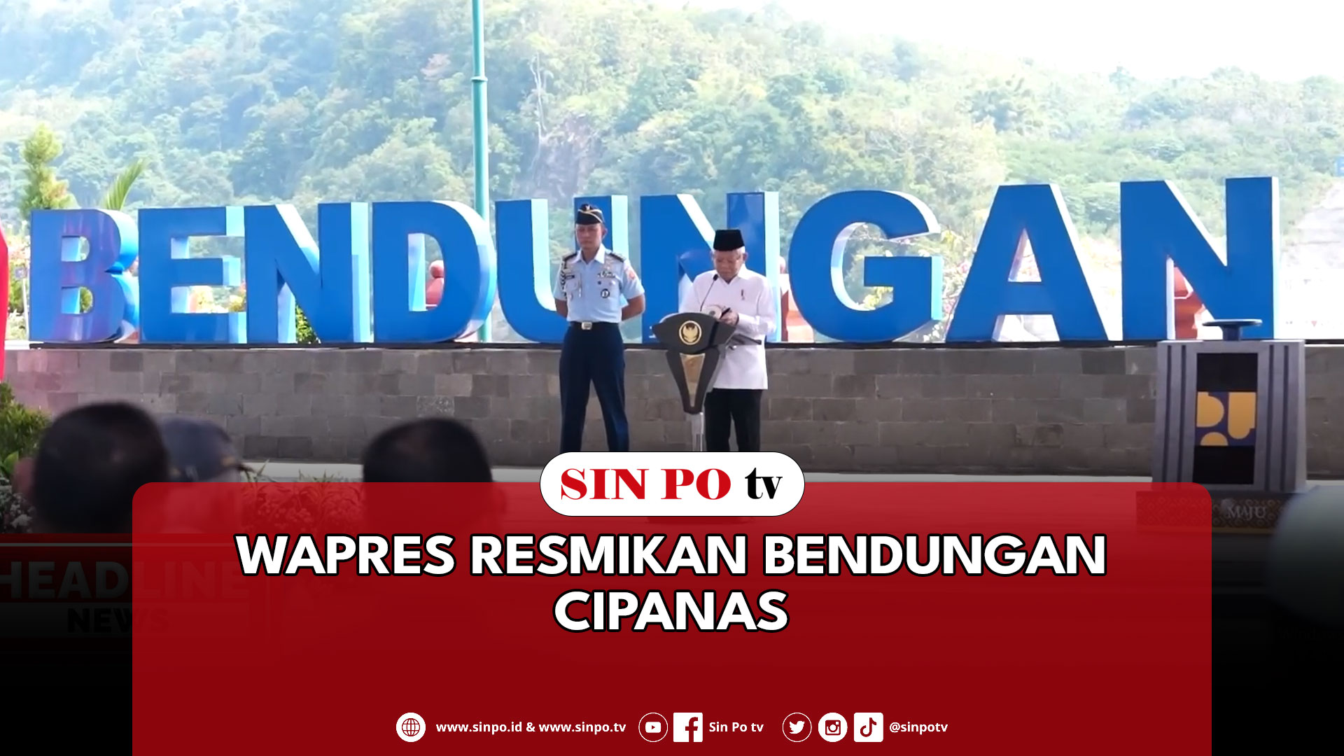 Wapres Resmikan Bendungan Cipanas