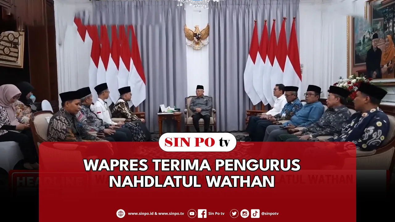Wapres Terima Pengurus Nahdlatul Wathan
