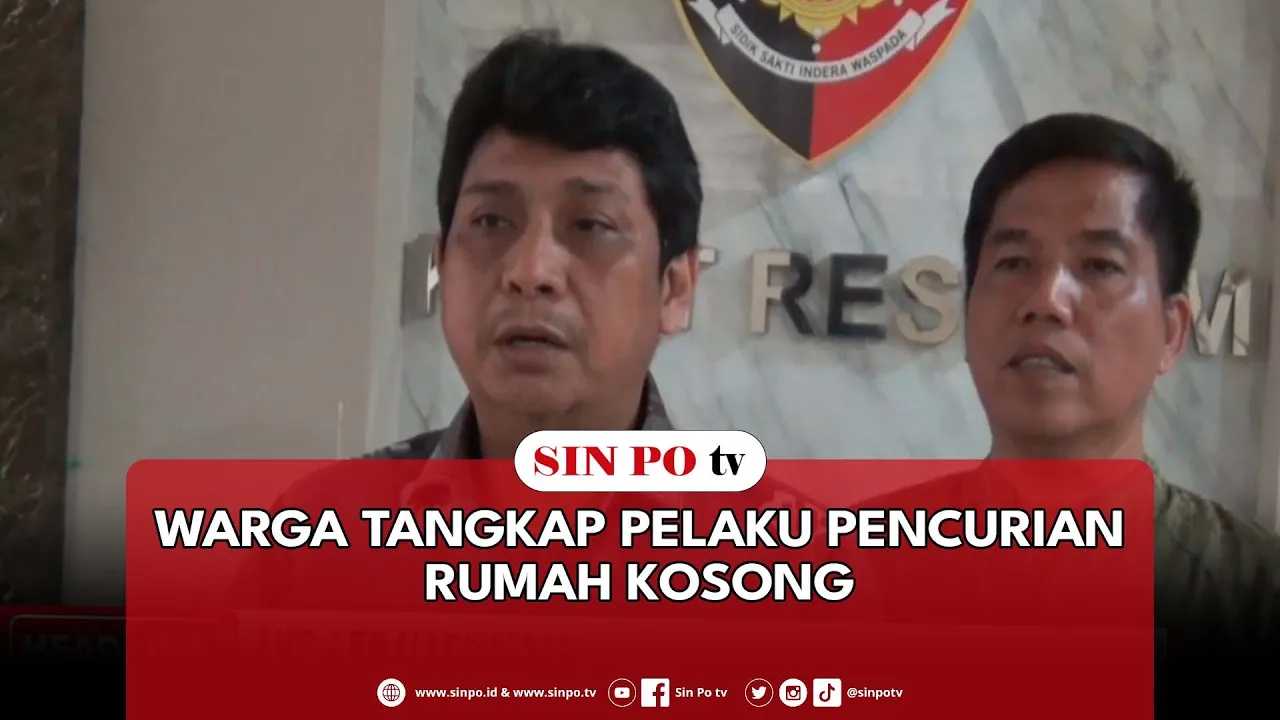 Warga Tangkap Pelaku Pencurian Rumah Kosong