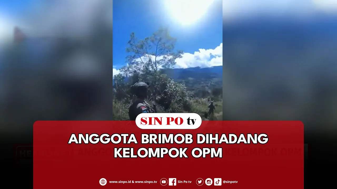 Anggota Brimob Dihadang Kelompok OPM