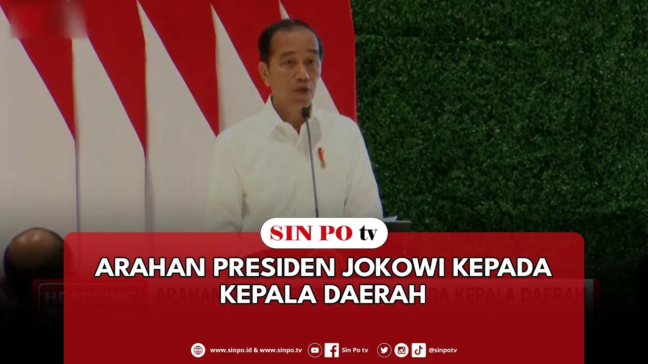 Arahan Presiden Jokowi Kepada Kepala Daerah