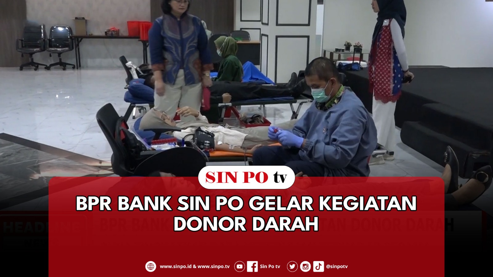 BPR Bank Sin Po Gelar Kegiatan Donor Darah