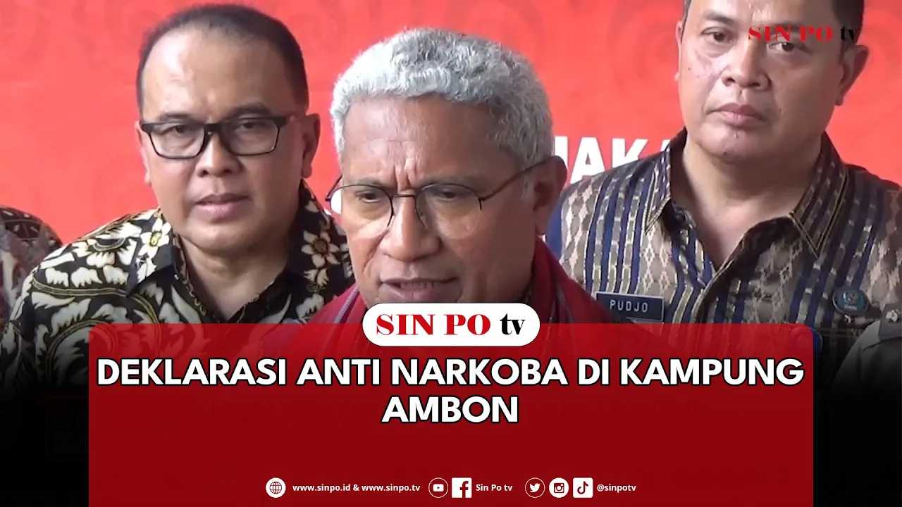 Deklarasi Anti Narkoba Di Kampung Ambon