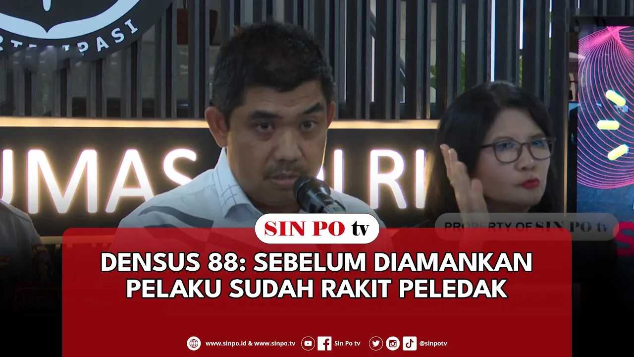 Densus 88: Sebelum Diamankan Pelaku Sudah Rakit Peledak