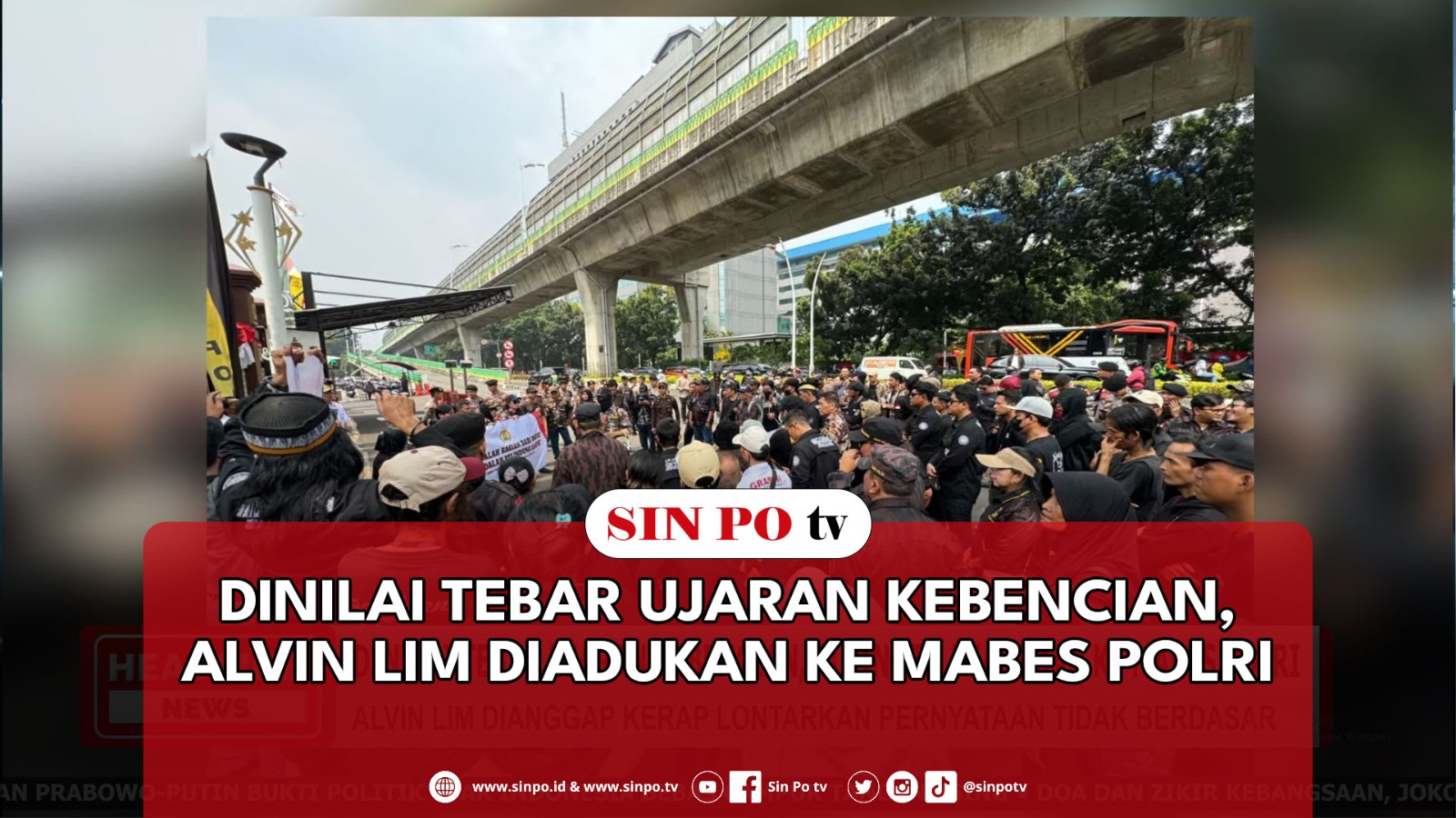 Dinilai Tebar Ujaran Kebencian, Alvin Lim Diadukan Ke Mabes Polri
