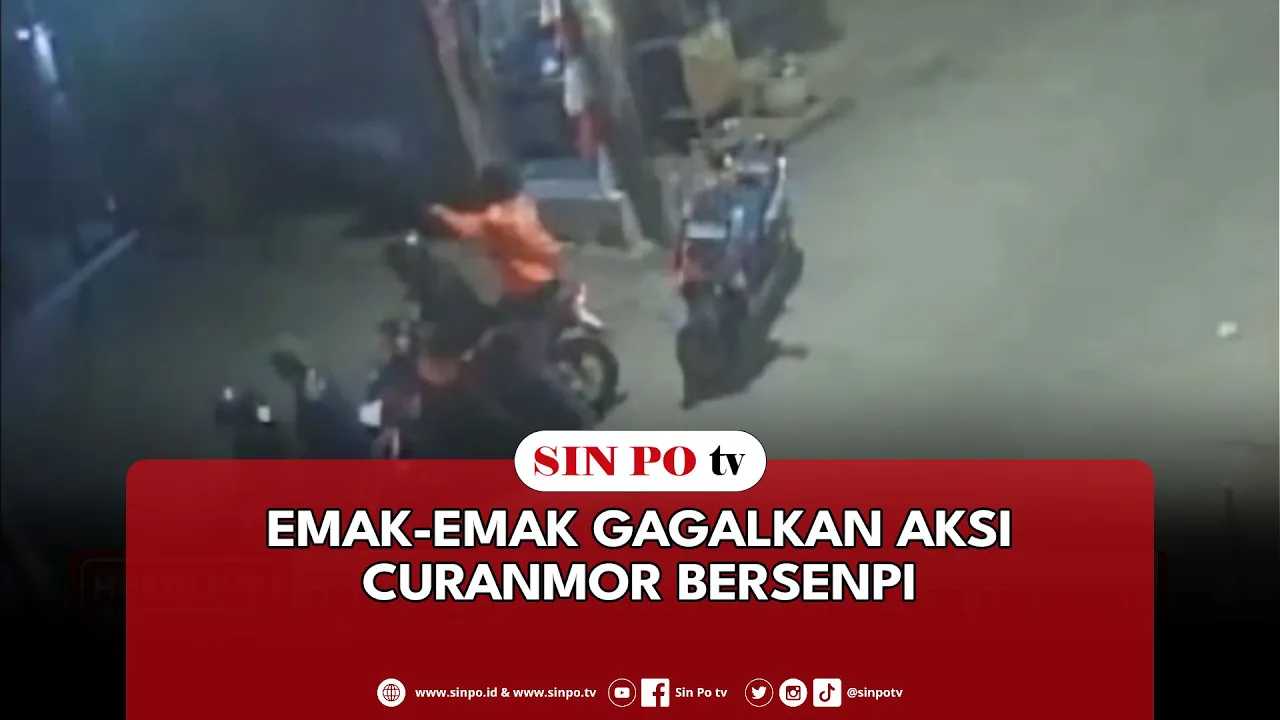 Emak-Emak Gagalkan Aksi Curanmor Bersenpi