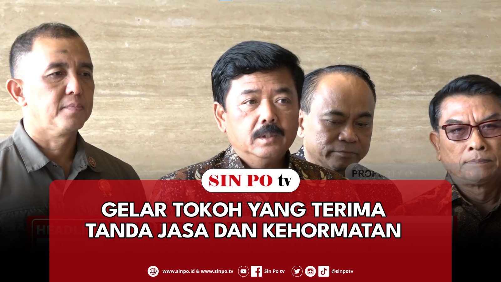 Gelar Tokoh Yang Terima Tanda Jasa Dan Kehormatan