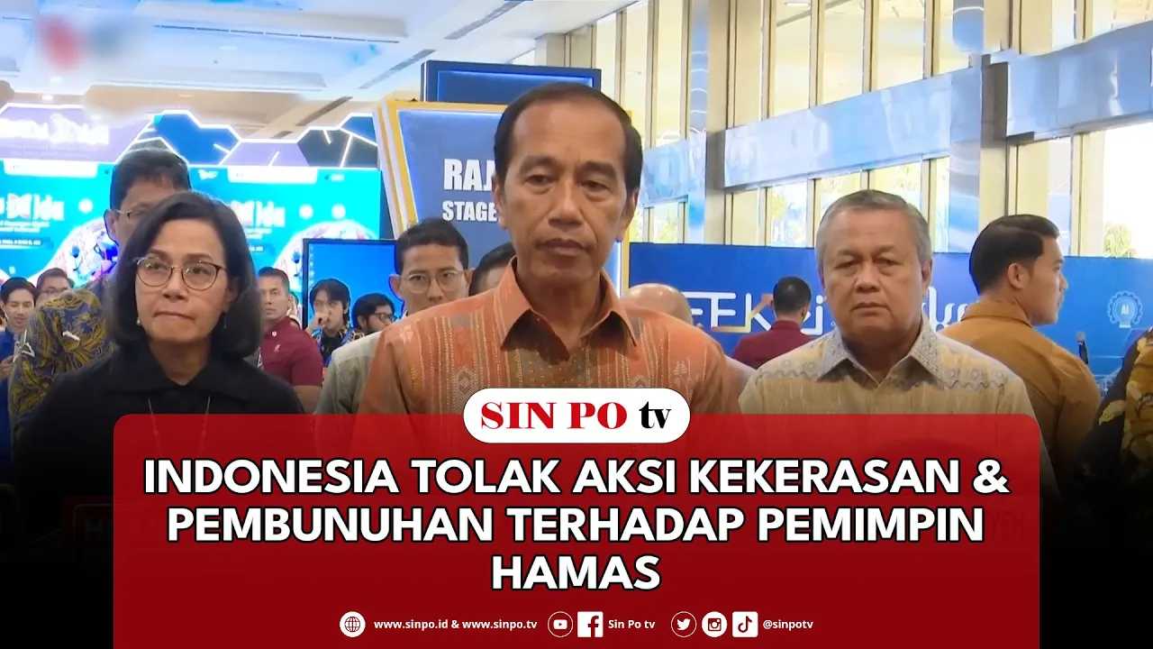 Indonesia Tolak Aksi Kekerasan & Pembunuhan Terhadap Pemimpin Hamas