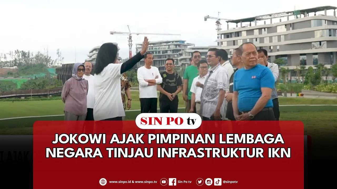 Jokowi Ajak Pimpinan Lembaga Negara Tinjau Infrastruktur IKN