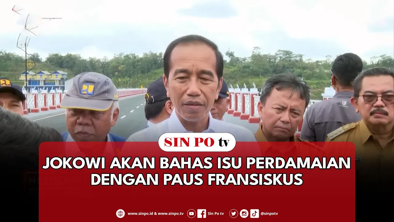 Jokowi Akan Bahas Isu Perdamaian Dengan Paus Fransiskus