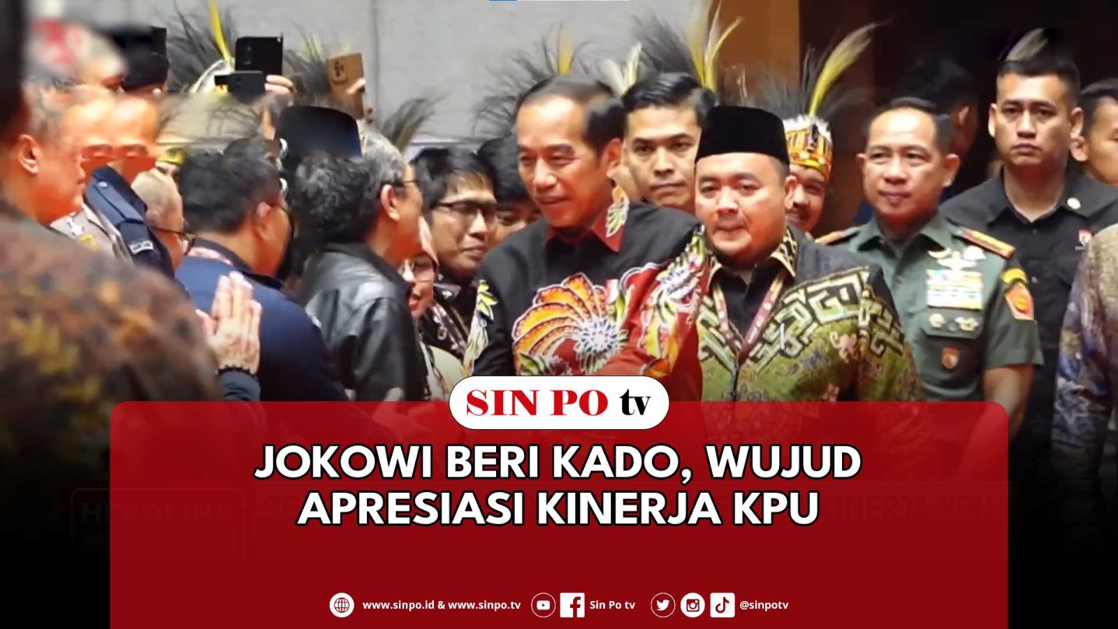 Jokowi Beri Kado, Wujud Apresiasi Kinerja KPU