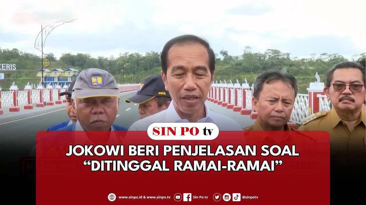 Jokowi Beri Penjelasan Soal “Ditinggal Ramai-Ramai”