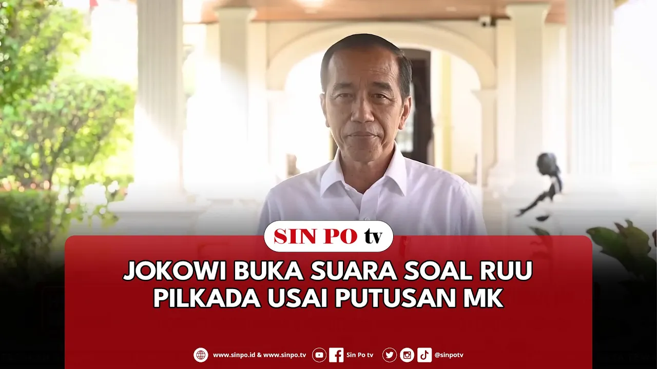 Jokowi Buka Suara Soal RUU Pilkada Usai Putusan MK