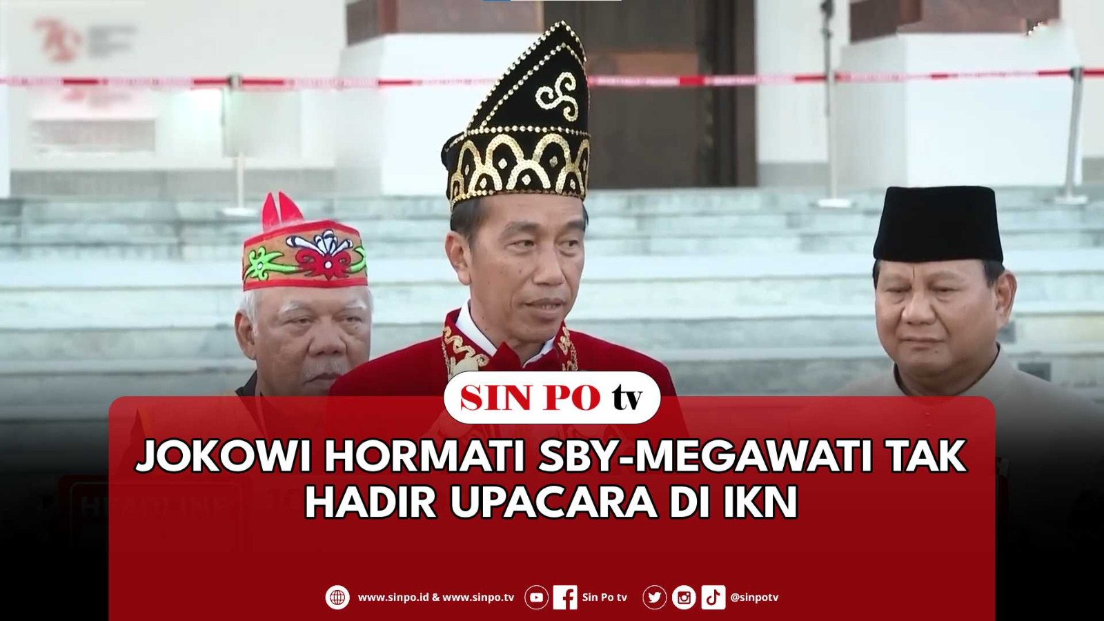 Jokowi Hormati SBY-Megawati Tak Hadir Upacara Di IKN