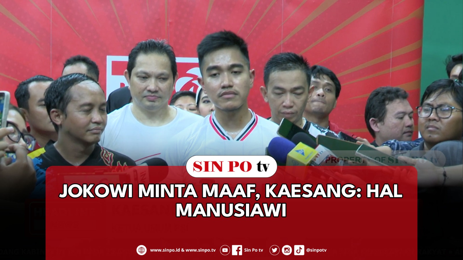 Jokowi Minta Maaf, Kaesang: Hal Manusiawi