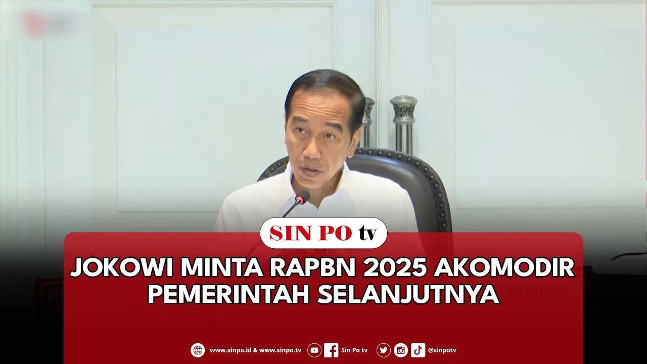 Jokowi Minta RAPBN 2025 Akomodir Pemerintah Selanjutnya