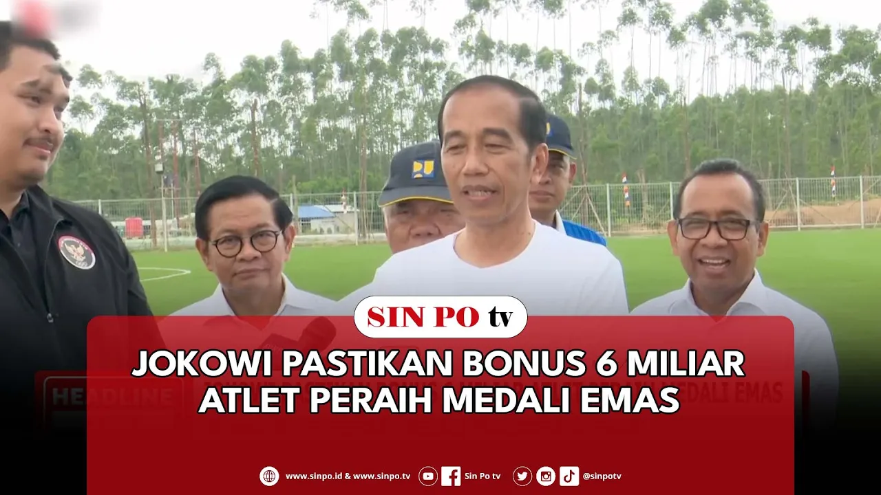 Jokowi Pastikan Bonus 6 Miliar Atlet Peraih Medali Emas