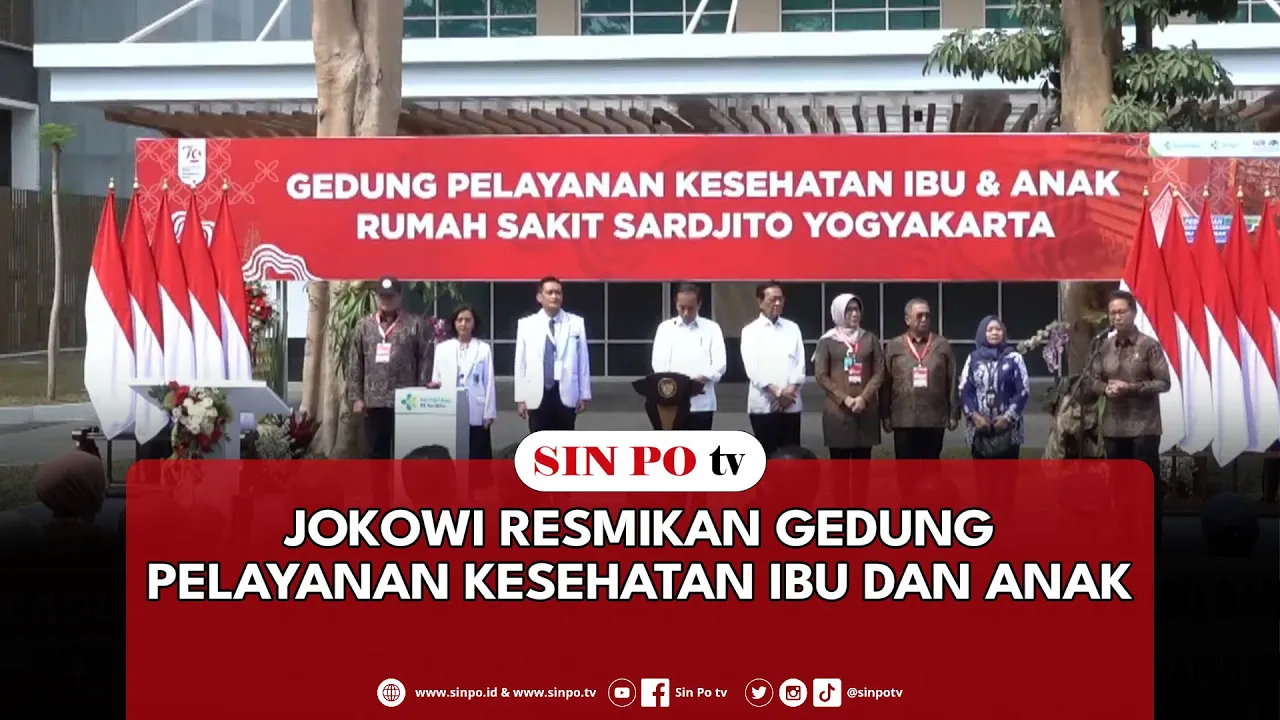 Jokowi Resmikan Gedung Pelayanan Kesehatan Ibu Dan Anak