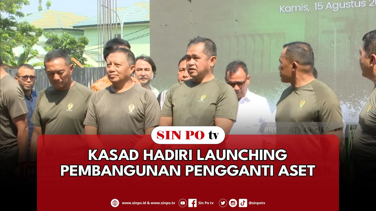 KASAD Hadiri Launching Pembangunan Pengganti Aset