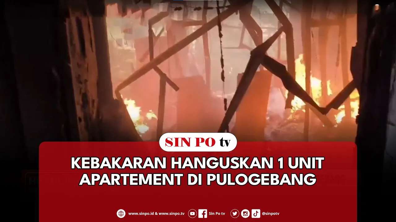 Kebakaran Hanguskan 1 Unit Apartement Di Pulogebang