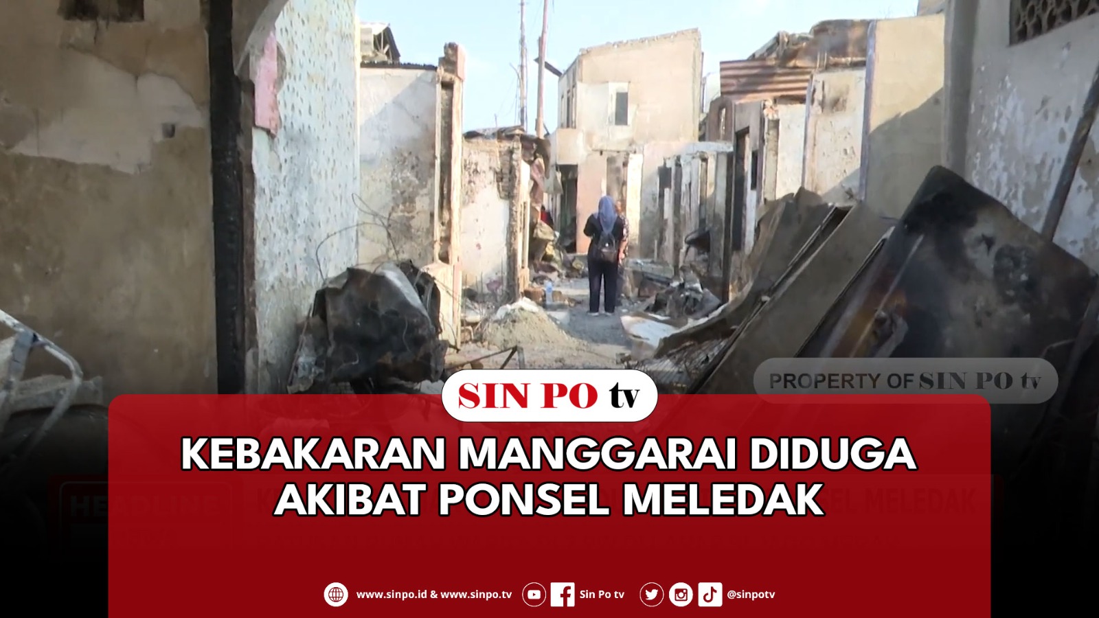 Kebakaran Manggarai Diduga Akibat Ponsel Meledak