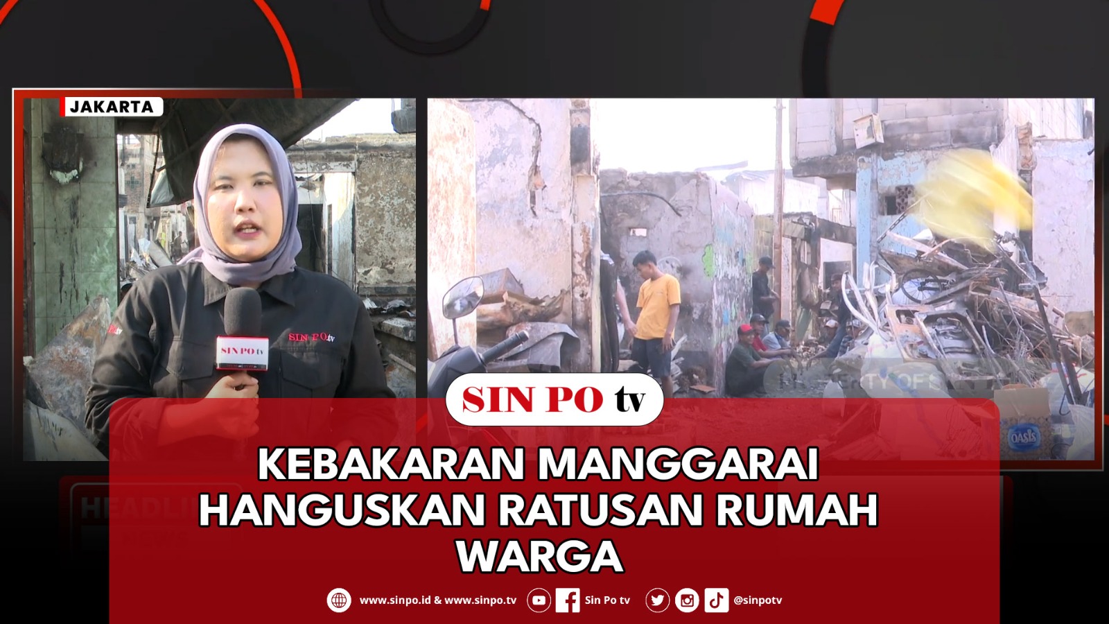 Kebakaran Manggarai Hanguskan Ratusan Rumah Warga