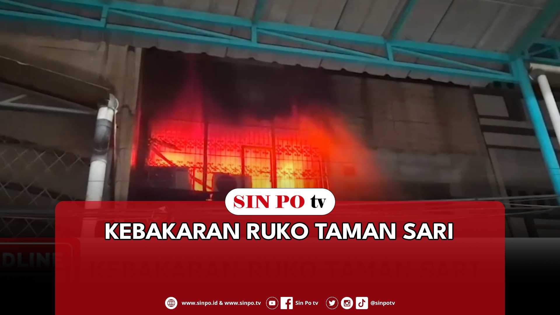 Kebakaran Ruko Taman Sari