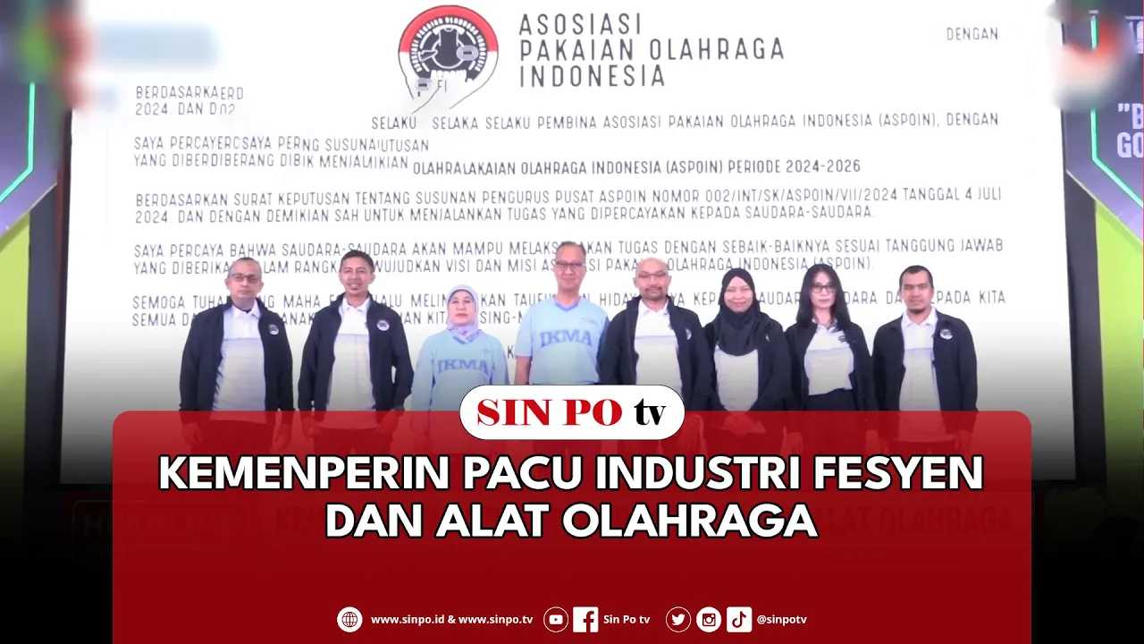 Kemenperin Pacu Industri Fesyen dan Alat Olahraga