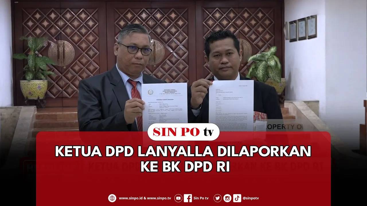 Ketua DPD Lanyalla Dilaporkan Ke BK DPD RI