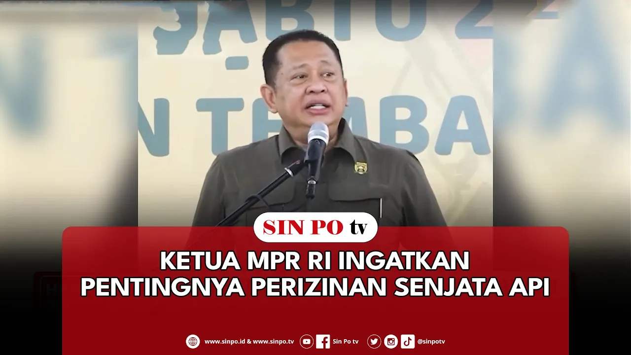 Ketua MPR RI Ingatkan Pentingnya Perizinan Senjata Api