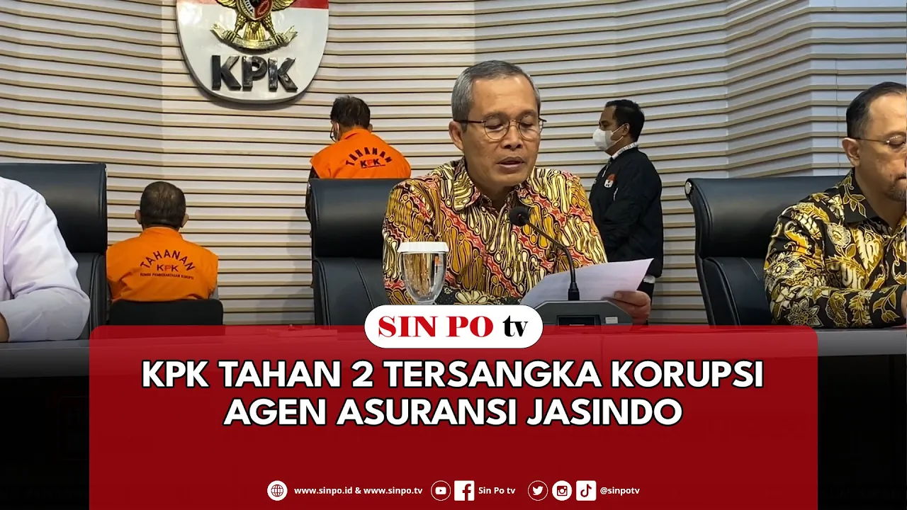 KPK Tahan 2 Tersangka Korupsi Agen Asuransi Jasindo