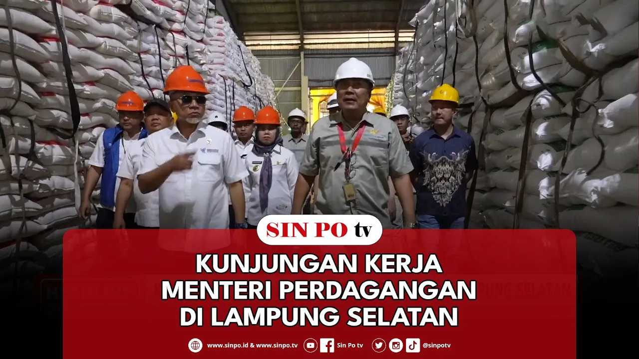 Kunjungan Kerja Menteri Perdagangan Di Lampung Selatan