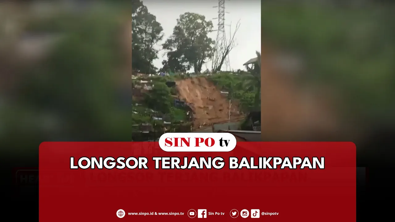 Longsor Terjang Balikpapan