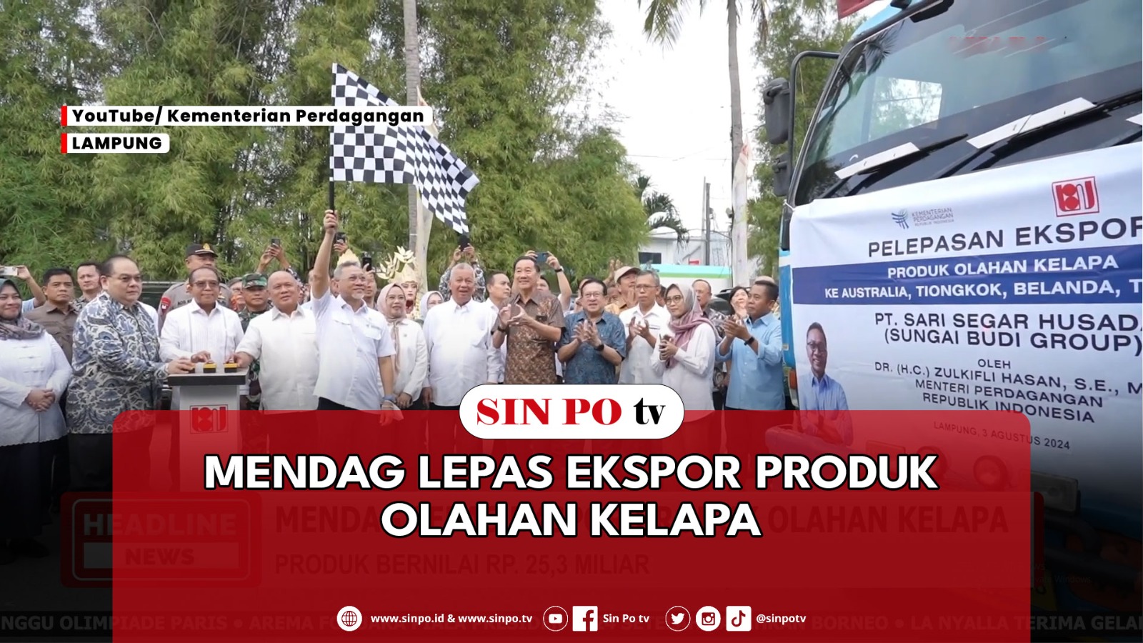 Mendag Lepas Ekspor Produk Olahan Kelapa