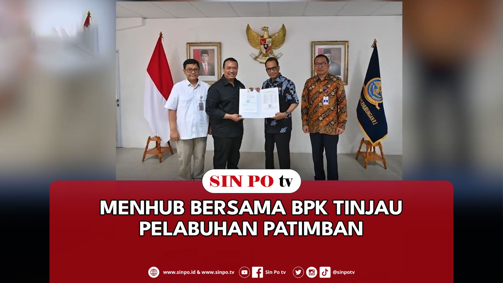 Menhub Bersama BPK Tinjau Pelabuhan Patimban