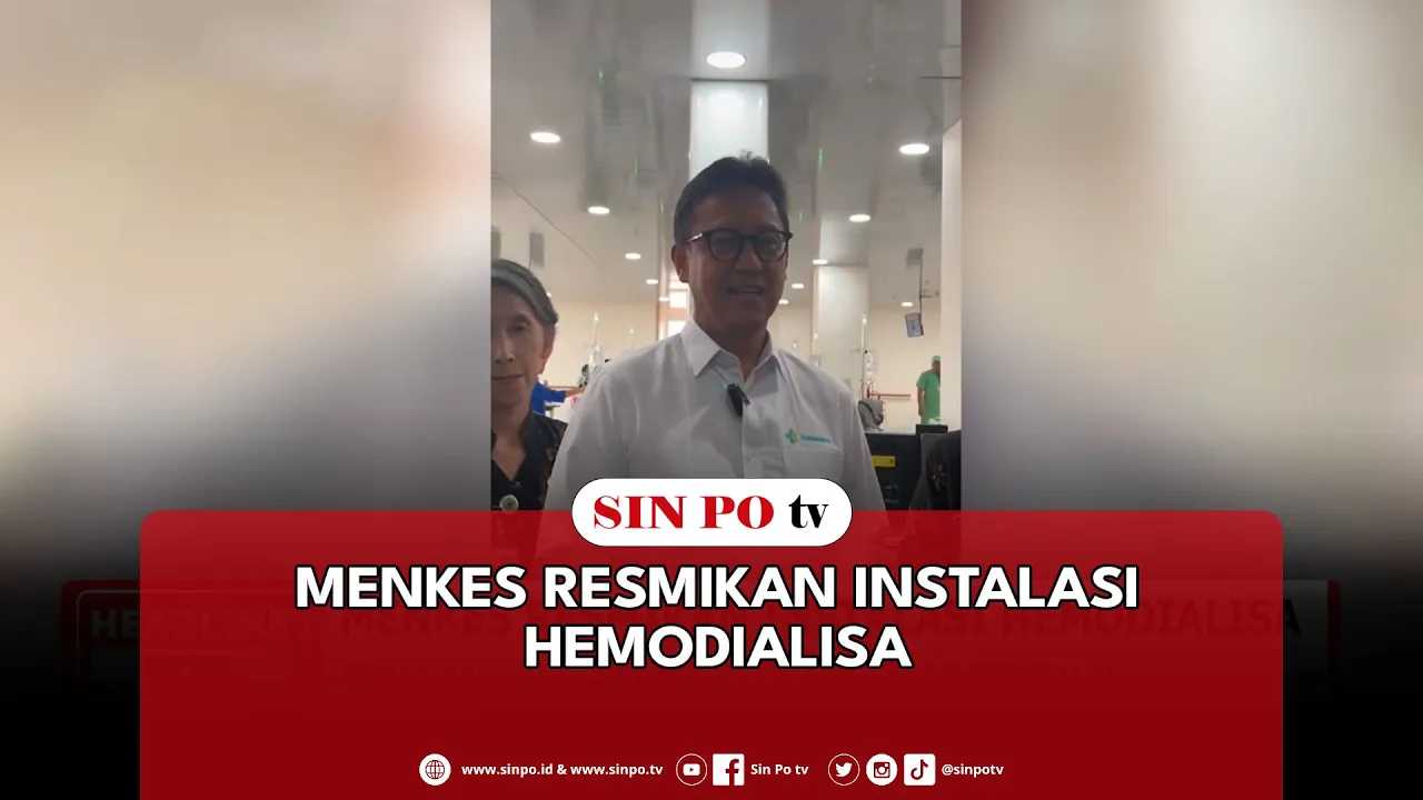 Menkes Resmikan Instalasi Hemodialisa
